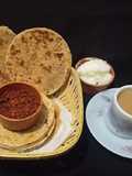 Wheat bran and mix flour mini bhakri
