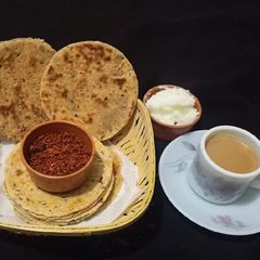 Wheat bran and mix flour mini bhakri A picture of Wheat bran and mix flour mini bhakri.