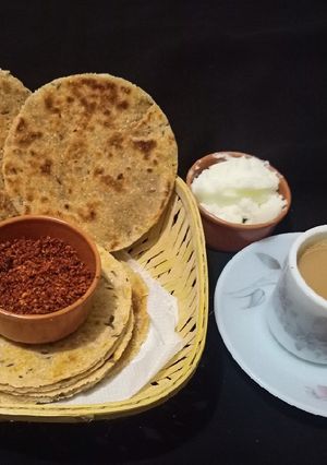 A picture of Wheat bran and mix flour mini bhakri.