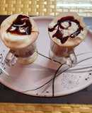 Coffee milkshake with ice cream