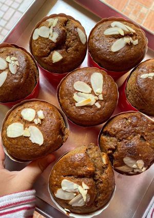Foto resep Banana Almond Muffin