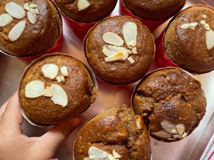 Cara Gampang Membikin Resep  Banana Almond Muffin yang Bisa Manjain Lidah, Menggugah Selera
