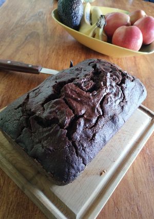 Una foto de Budín de chocolate apto APLV (VEGANO)