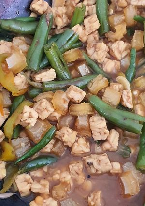 Foto resep Oseng Tempe Kikil Buncis