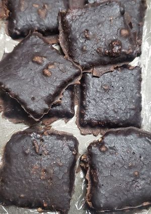 Una foto de Galletas  RAW con baño de chocolate