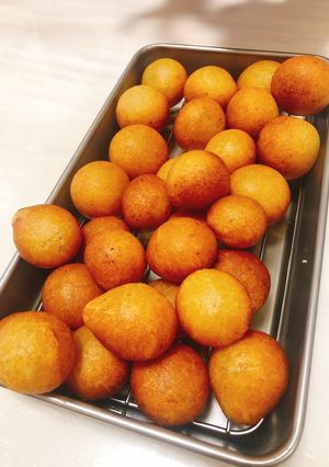 全世界都在地瓜球 的食譜成品照片