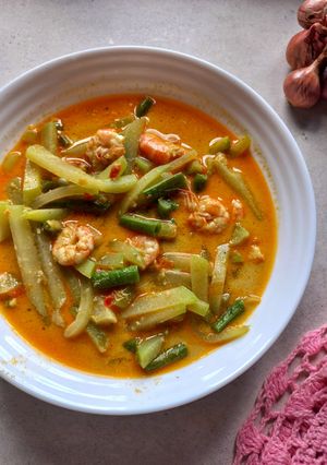 Foto resep Sayur santan labu siam