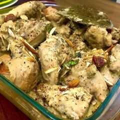 Chicken White Qorma A picture of Chicken White Qorma.