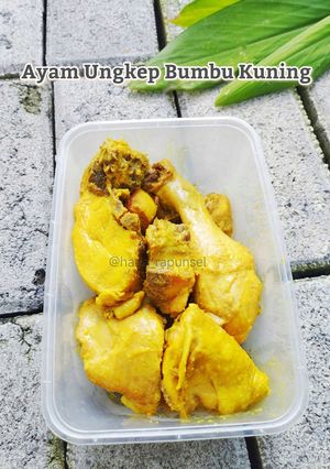 Foto resep Ayam Ungkep Bumbu Kuning