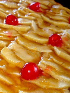 Una foto de Tarta de manzana con crema pastelera