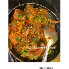A picture of Pepper chicken 🍗.