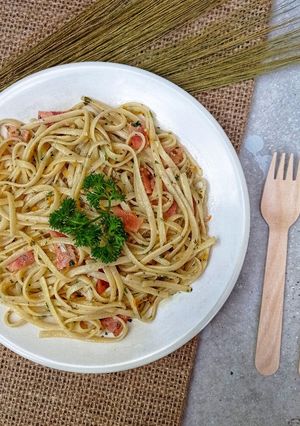 Foto resep Fettucine Aglio E Olio