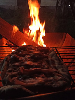 Una foto de Pizza a la parrilla