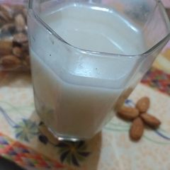 A picture of #Badamkasharbat #cookpadapp #summerdrinkcontest.