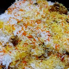 A picture of Beef Biryani.