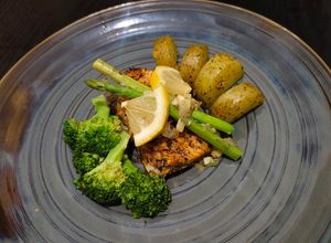 Foto resep Salmon Pan Seared Lemon