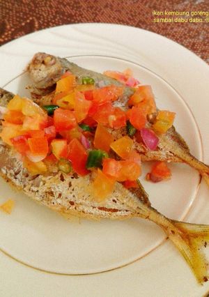 Foto resep #Pr_recook masakan pedas Kembung goreng siram sambal dabu dabu