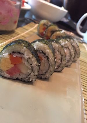 Hình của món Kimbab.