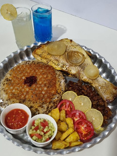 عکسی از دستور ماهی شکم پر