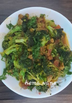 A picture of Broccoli bhaji.