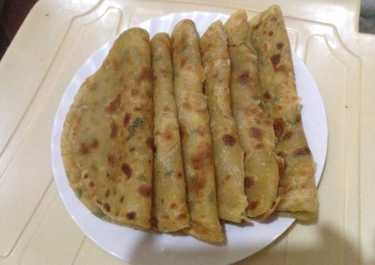 Easiest Way to Make Any-night-of-the-week Chappati in butternut dhania carrot and egg mix