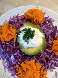 Una foto de Ensalada mullticolor