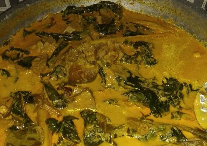 Gulai Kikil Campur Nangka Muda & Sayur Lobak