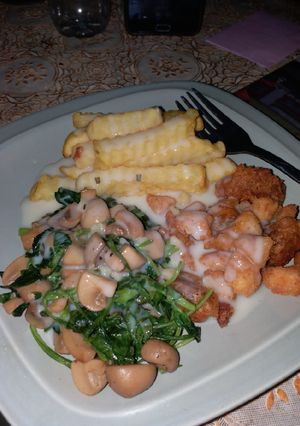 Foto resep Chicken Mushroom Spinach with Creamy Sauce