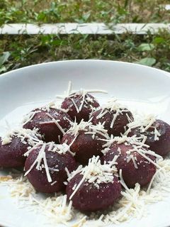 Foto resep Bola Bola Ubi Ungu