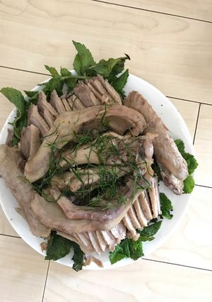 Hình của món Vịt luộc bia.
