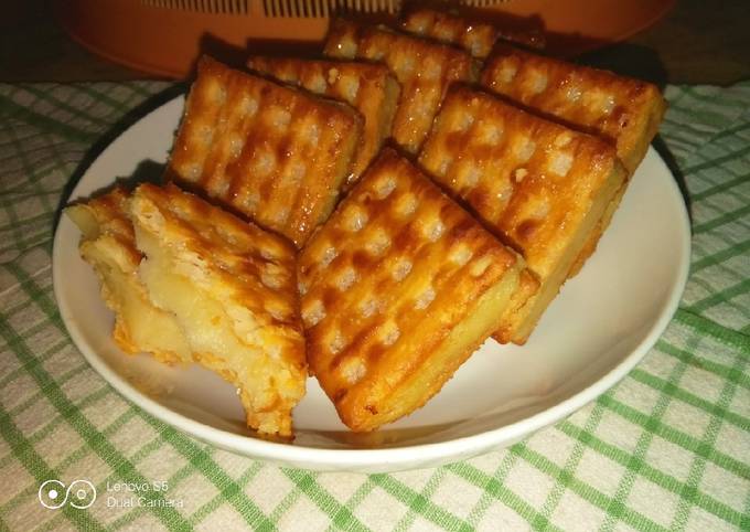 Bagaimana Membuat Sandwich gabin vla susu (ekonomis untuk usaha) Anti Gagal