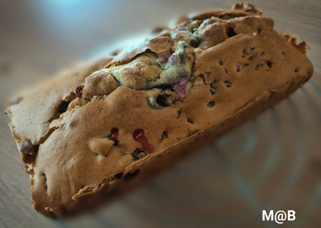 Cake aux fruits rouges au Cook Expert