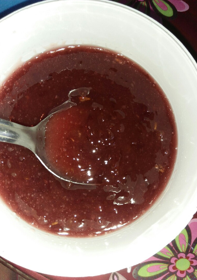 صورة لوصفة مربى (معجون) العنب 🍇