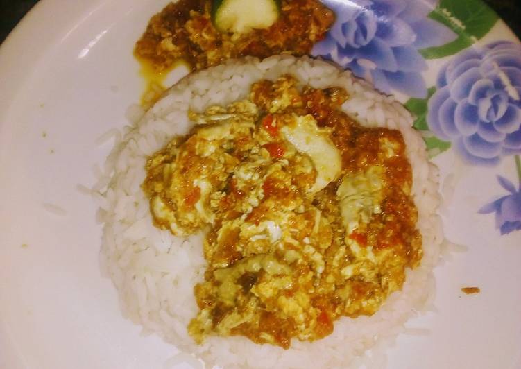 How to Prepare Any-night-of-the-week Farar shinkafa da miyar kwai Cooking Basics for Newbies