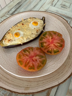 Una foto de Berenjenas rellenas de atún