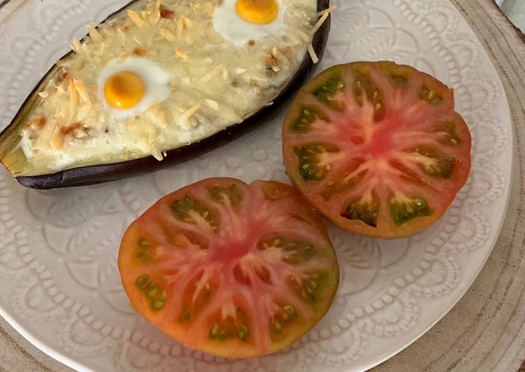 Berenjenas rellenas de atún