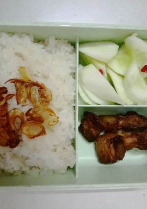 Hình của món Xôi sườn.