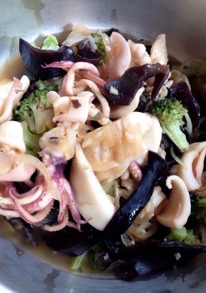 Foto resep Cumi Brokoli Tumis Saos Tiram