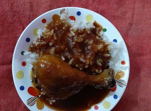 Una foto de Pollo a la coca cola