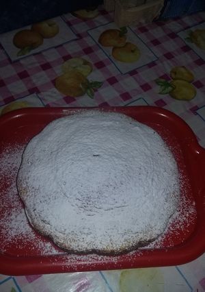 Una foto de Bizcochuelo casero de naranja y azúcar impapable