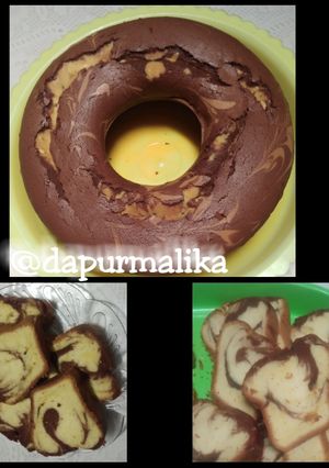 Foto resep Marmer cake pak sahak (all in one)