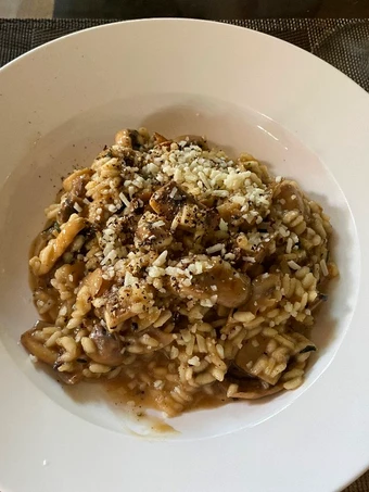 Recipe Mushroom Risotto (with Optional Truffle Oil) the Awesome  Makes you drool