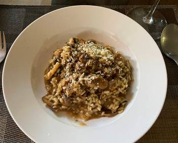 Popular Recipe Mushroom Risotto with Optional Truffle Oil Delicious Simple