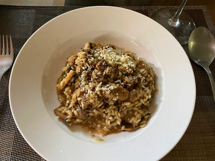 Recipe Mushroom Risotto (with Optional Truffle Oil) the Awesome  Makes you drool