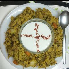 A picture of Spicy & Healthy Mixed Vegetable Masala Khichdi.