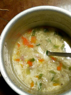 Foto resep Sup jagung telur