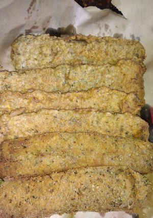 Una foto de Milanesas de tallo de acelga