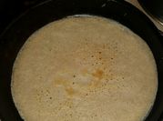 Una foto de crepes en licuadora