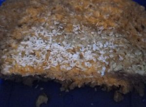 Una foto de Torta son gluten al micro 🍌🥥