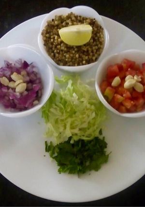 A picture of Bajra salad.
